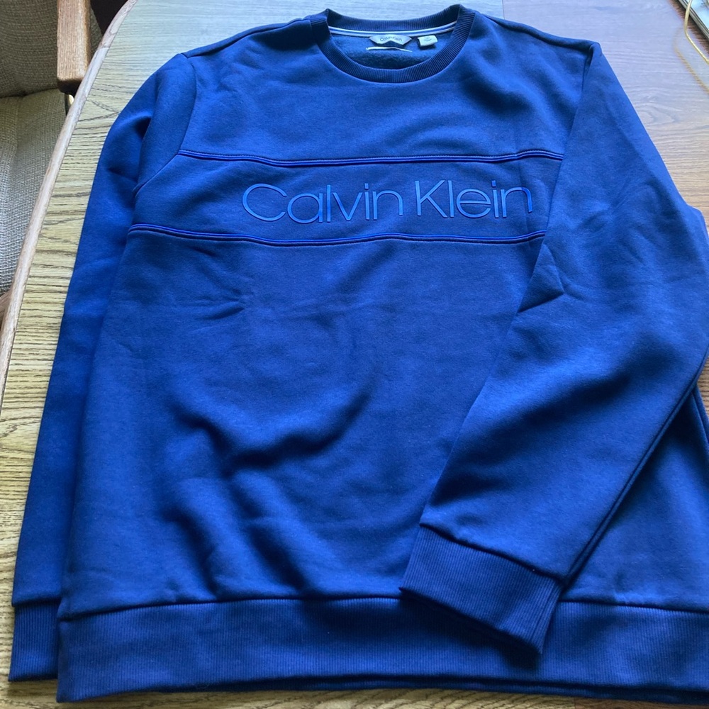 XL/EG Calvin Klein, men’s pull over sweater. - Picture 2 of 9